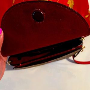 This is the inside of the Coach Crossbody bags